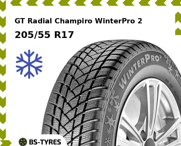 

Зимние шины GT Radial, Champiro WinterPro 2 205/55 R17 95H