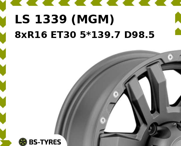 

Колесный диск LS, 1339 (MGM) 8xR16 ET30 5*139.7 D98.5