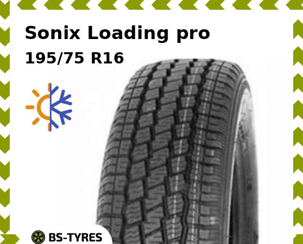 

Всесезонные шины Sonix, Loading pro 195/75 R16C 107/105R