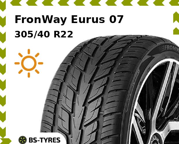 

Летние шины FronWay, Eurus 07 305/40 R22 114V