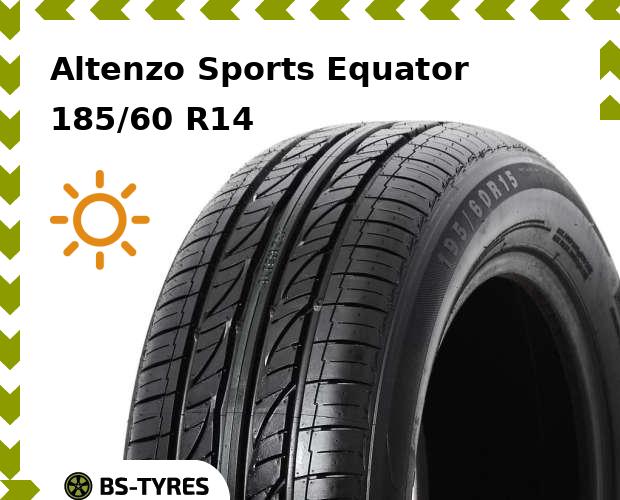 

Летние шины Altenzo, Sports Equator 185/60 R14 82H