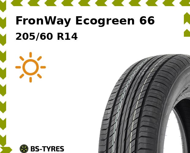 

Летние шины FronWay, Ecogreen 66 205/60 R14 88H