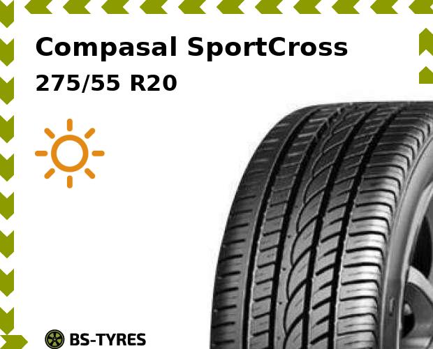 

Летние шины Compasal, SportCross 275/55 R20 117V