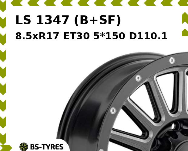 

Колесный диск LS, 1347 (B+SF) 8.5xR17 ET30 5*150 D110.1