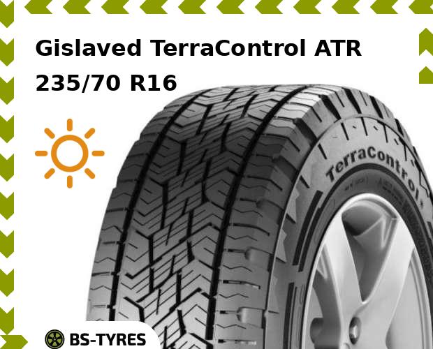 

Летние шины Gislaved, TerraControl ATR 235/70 R16 106H
