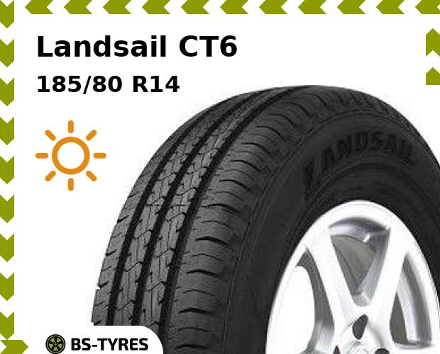

Летние шины Landsail, CT6 185/80 R14C 102/100N