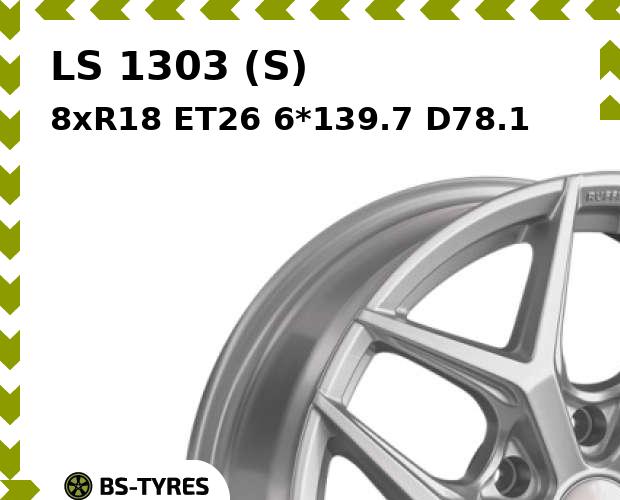 

Колесный диск LS, 1303 (S) 8xR18 ET26 6*139.7 D78.1