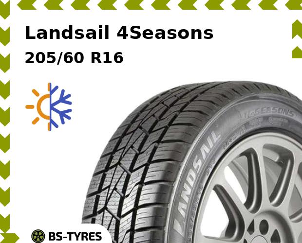 

Всесезонные шины Landsail, 4Seasons 205/60 R16 96H