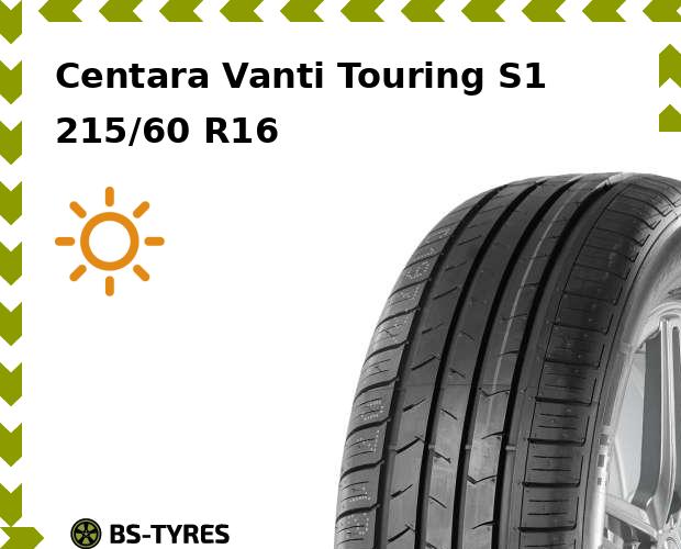 

Летние шины Centara, Vanti Touring S1 215/60 R16 95V