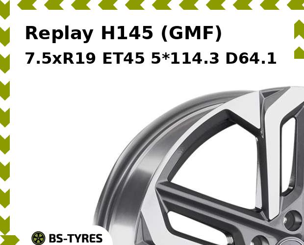 

Колесный диск Replay, H145 (GMF) 7.5xR19 ET45 5*114.3 D64.1