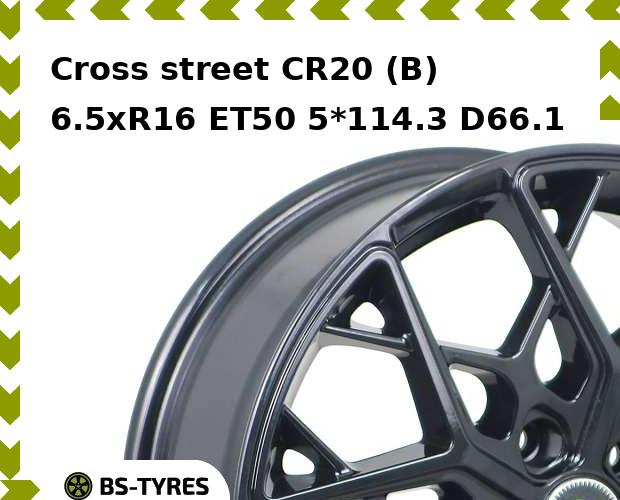 

Колесный диск Cross street, CR20 (B) 6.5xR16 ET50 5*114.3 D66.1