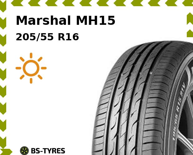 

Летние шины Marshal, MH15 205/55 R16 91H