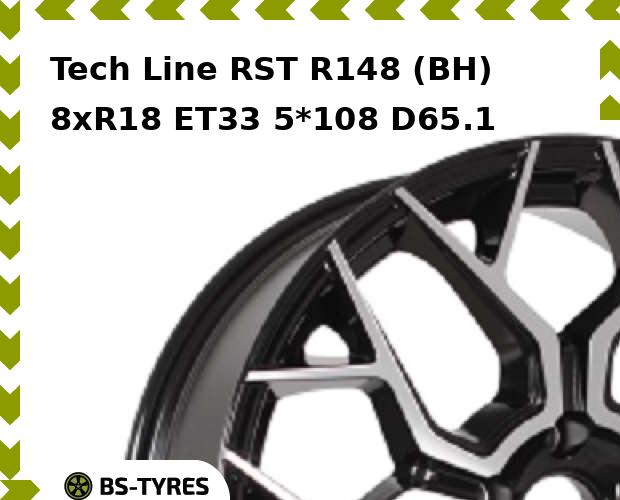 

Колесный диск Tech Line, Tech-line RST R148 (BH) 8xR18 ET33 5*108 D65.1