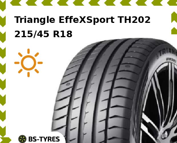 

Летние шины Triangle, EffeXSport TH202 215/45 R18 93Y