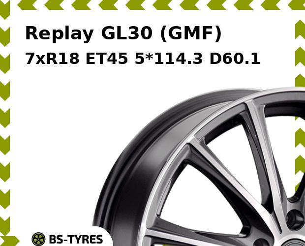 

Колесный диск Replay, GL30 (GMF) 7xR18 ET45 5*114.3 D60.1