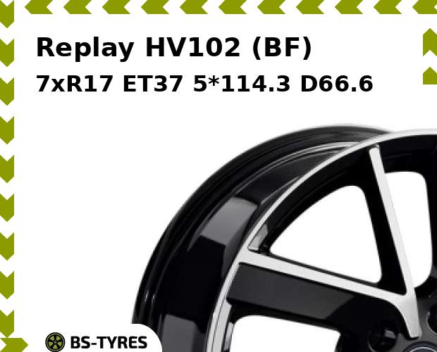 

Колесный диск Replay, HV102 (BF) 7.0xR17 ET37 5*114.3 D66.6