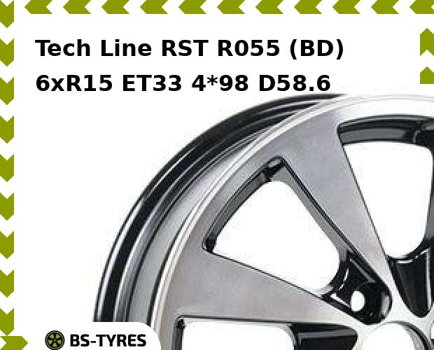 

Колесный диск Tech Line, Tech-line RST R055 (BD) 6.0xR15 ET33 4*98 D58.6
