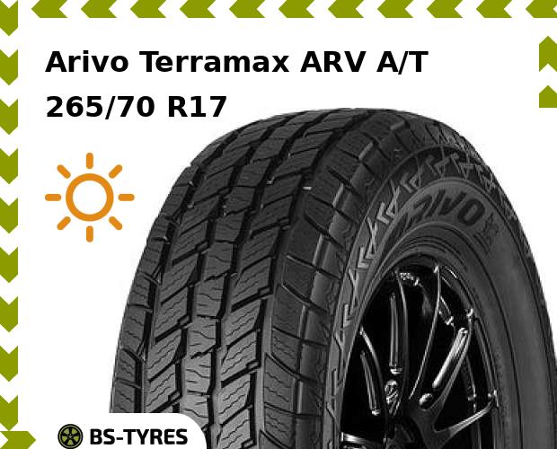 

Летние шины Arivo, Terramax ARV A/T 265/70 R17C 121/118R