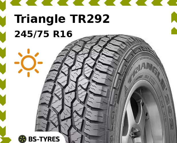 

Летние шины Triangle, TR292 245/75 R16C 120/116S