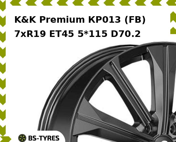 

Колесный диск K&K, Premium КР013 (FB) 7xR19 ET45 5*115 D70.2