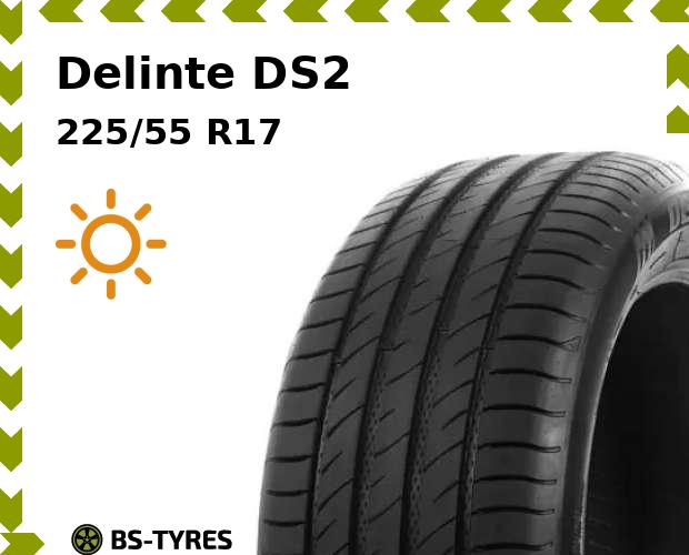 

Летние шины Delinte, DS2 RunFlat 225/55 R17 97W