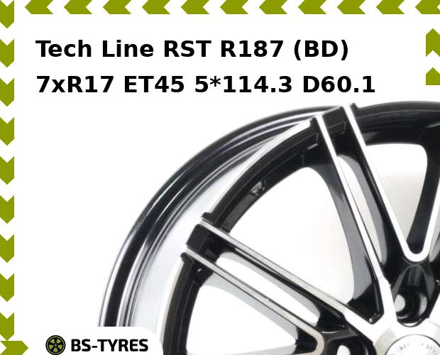 

Колесный диск Tech Line, Tech-line RST R187 (BD) 7.0xR17 ET45 5*114.3 D60.1