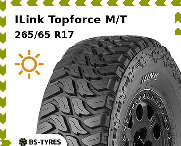 

Летние шины ILink, Topforce M/T 265/65 R17C 120/117Q