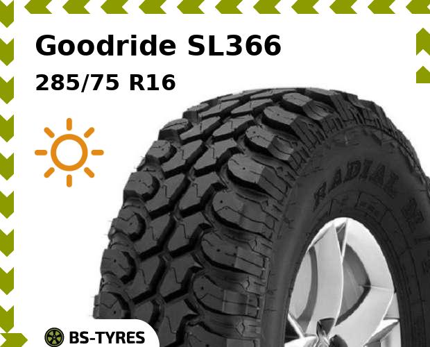 

Летние шины Goodride, SL366 285/75 R16C 126/123Q