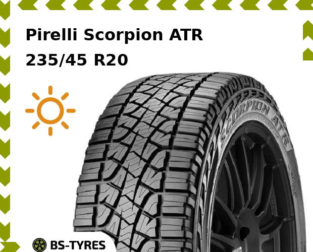 

Летние шины Pirelli, Scorpion ATR 235/45 R20 100W
