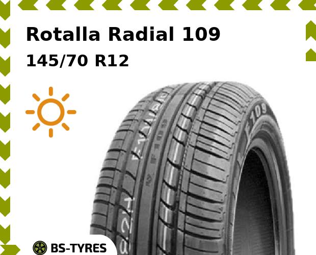 

Летние шины Rotalla, Radial 109 145/70 R12 69T