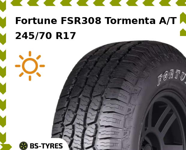 

Летние шины Fortune, Fortuna FSR308 Tormenta A/T 245/70 R17 110T