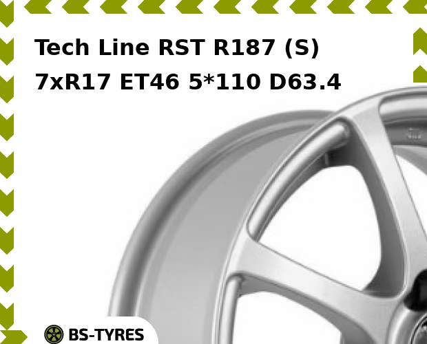 

Колесный диск Tech Line, Tech-line RST R187 (S) 7xR17 ET46 5*110 D63.4