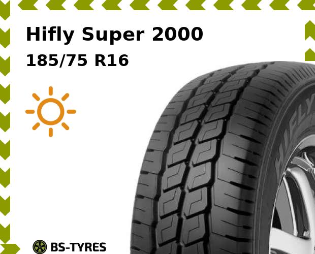 

Летние шины Hifly, Super 2000 185/75 R16C 104/102R