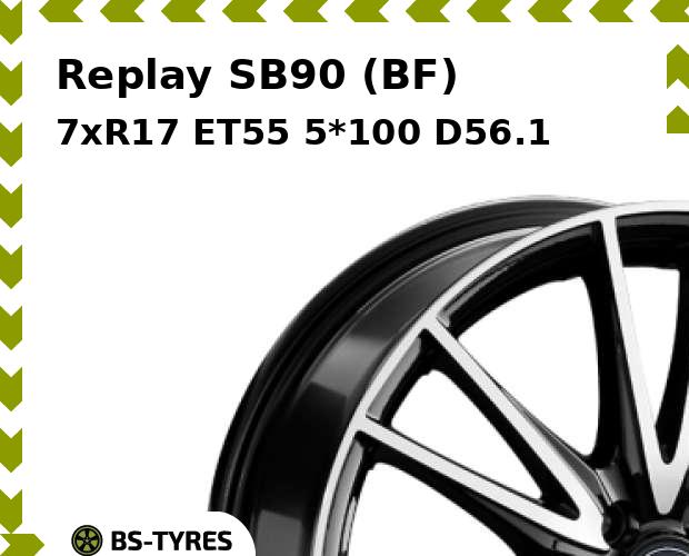 

Колесный диск Replay, SB90 (BF) 7xR17 ET55 5*100 D56.1