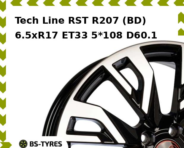 

Колесный диск Tech Line, Tech-line RST R207 (BD) 6.5xR17 ET33 5*108 D60.1