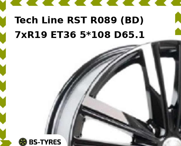 

Колесный диск Tech Line, Tech-line RST R089 (BD) 7xR19 ET36 5*108 D65.1