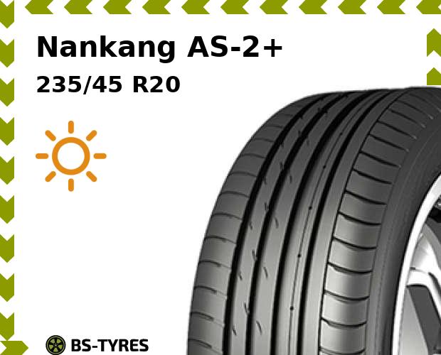 

Летние шины Nankang, AS-2+ 235/45 R20 100W