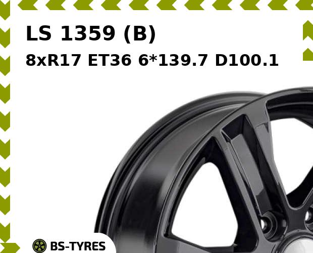 

Колесный диск LS, 1359 (B) 8xR17 ET36 6*139.7 D100.1