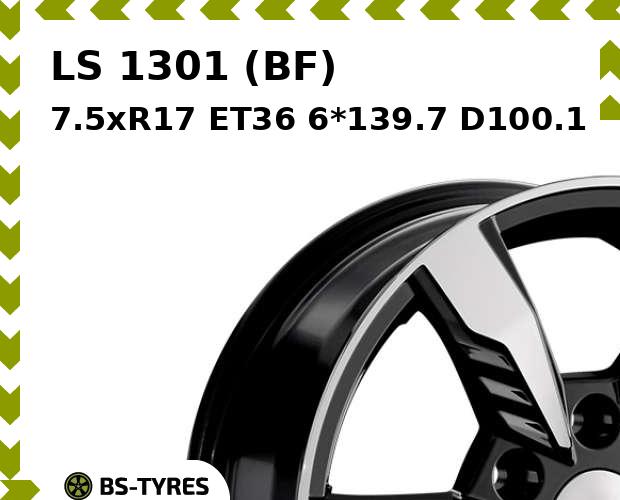 

Колесный диск LS, 1301 (BF) 7.5xR17 ET36 6*139.7 D100.1