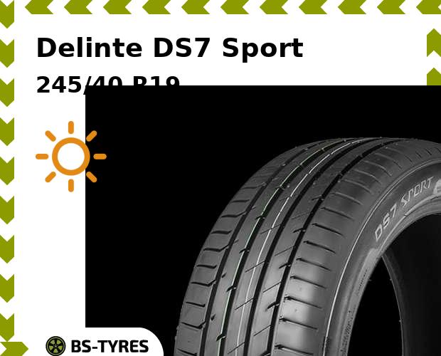 

Летние шины Delinte, DS7 Sport 245/40 R19 98Y
