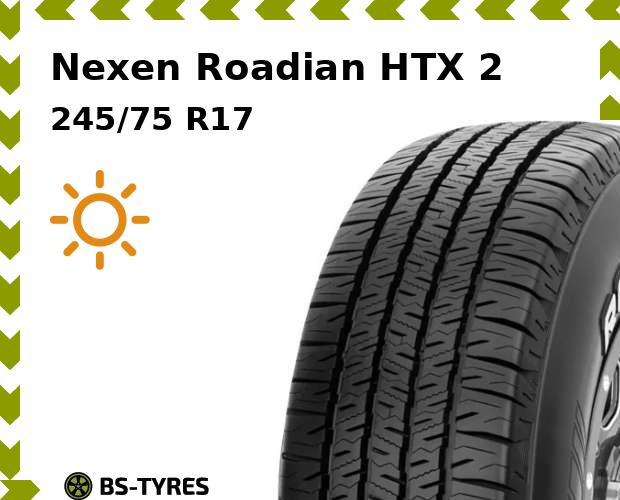 

Летние шины Nexen, Roadian HTX 2 245/75 R17C 121/118S