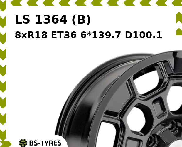 

Колесный диск LS, 1364 (B) 8xR18 ET36 6*139.7 D100.1