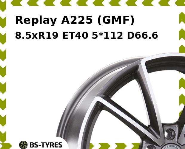 

Колесный диск Replay, A225 (GMF) 8.5xR19 ET40 5*112 D66.6