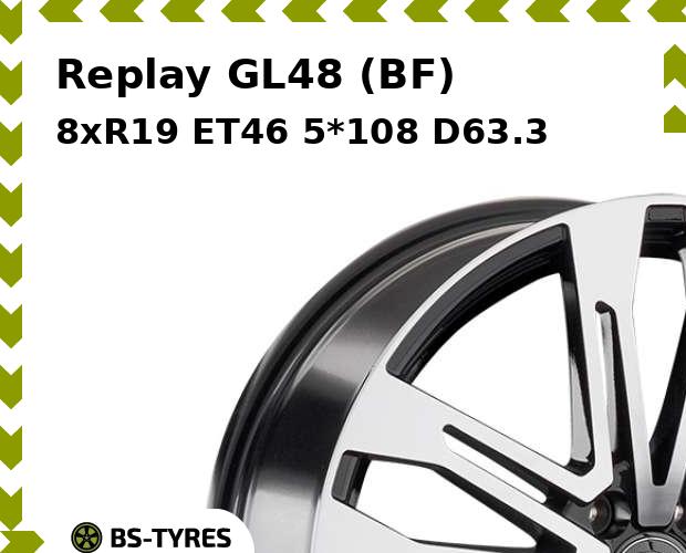 

Колесный диск Replay, GL48 (BF) 8.0xR19 ET46 5*108 D63.3