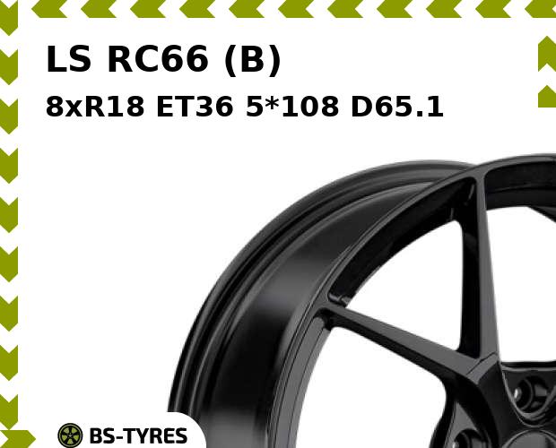 

Колесный диск LS, RC66 (B) 8xR18 ET36 5*108 D65.1