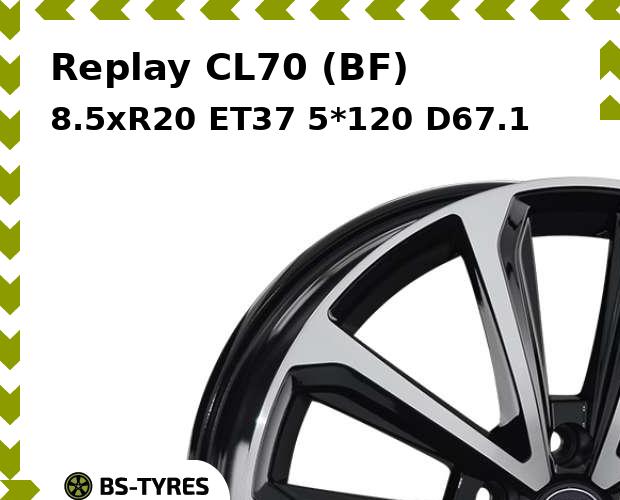 

Колесный диск Replay, CL70 (BF) 8.5xR20 ET37 5*120 D67.1