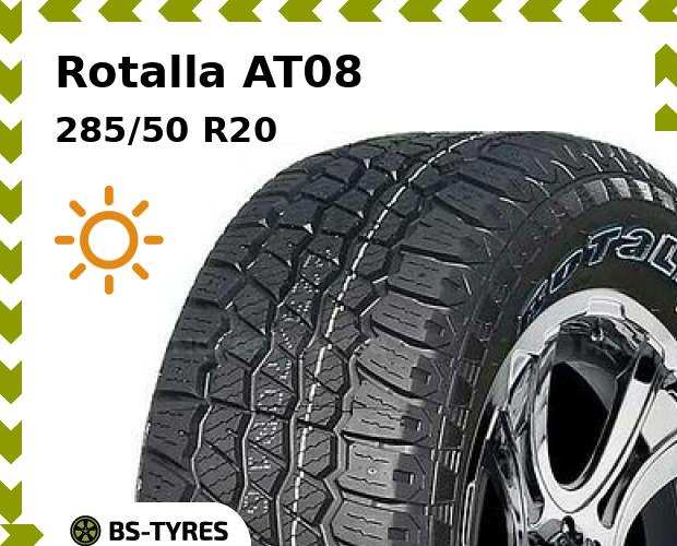 

Летние шины Rotalla, AT08 285/50 R20 116H