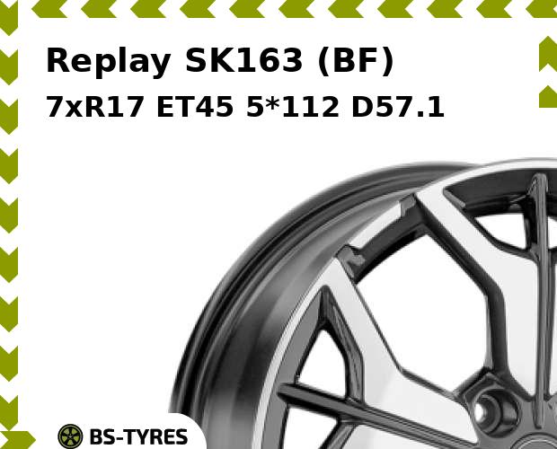 

Колесный диск Replay, SK163 (BF) 7.0xR17 ET45 5*112 D57.1