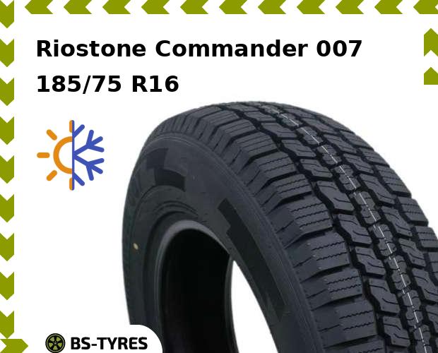 

Всесезонные шины Riostone, Commander 007 185/75 R16C 104/102Q