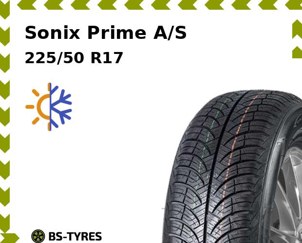 

Всесезонные шины Sonix, Prime A/S 225/50 R17 98W